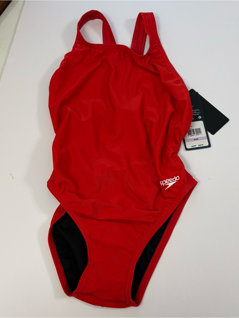 Speedo Red Swimsuit women’s 6/32 Pro LT